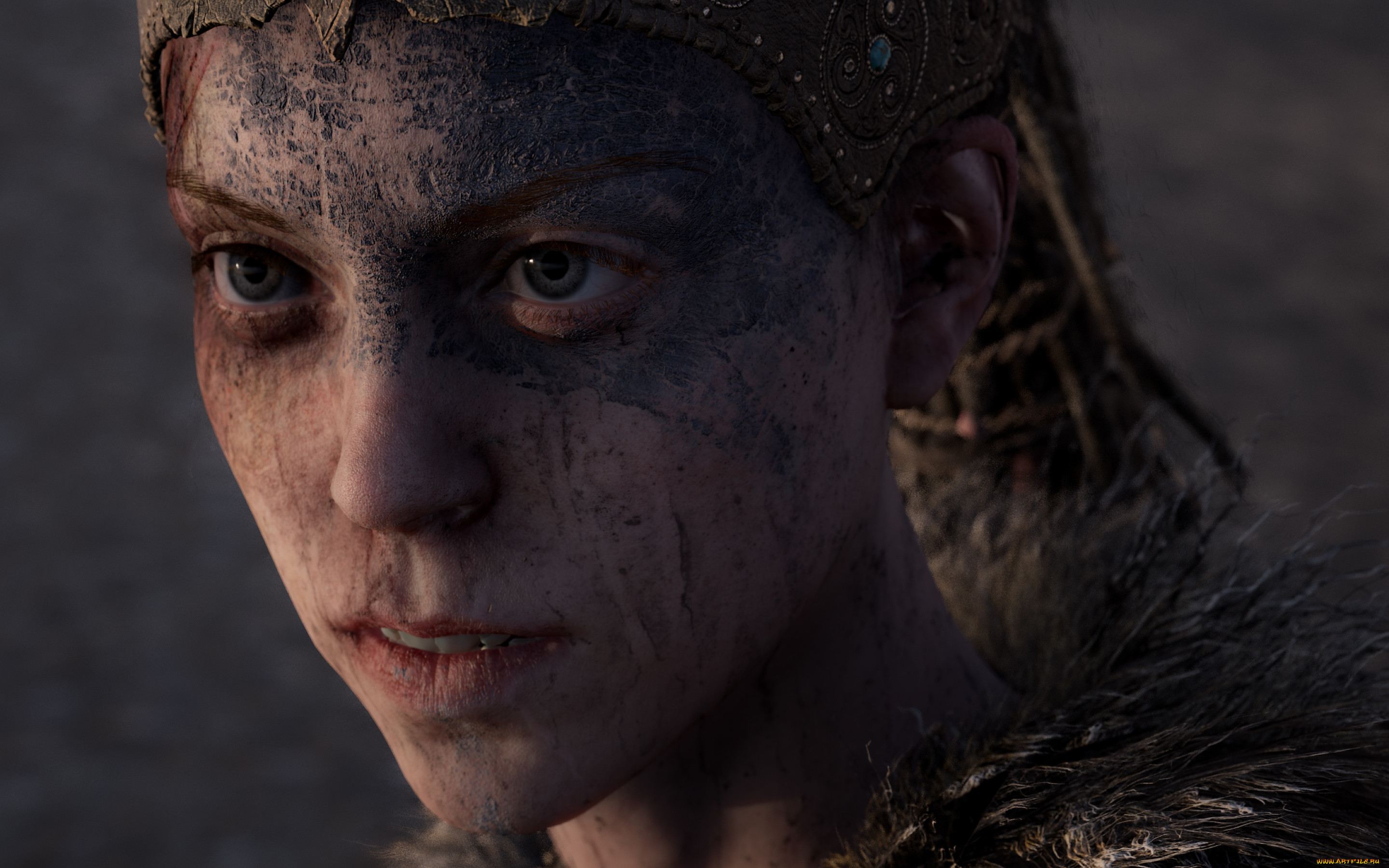 Обои Видео Игры Hellblade, обои для рабочего стола, фотографии видео игры,  hellblade, девушка, лицо, грязь Обои для рабочего стола, скачать обои  картинки заставки на рабочий стол.